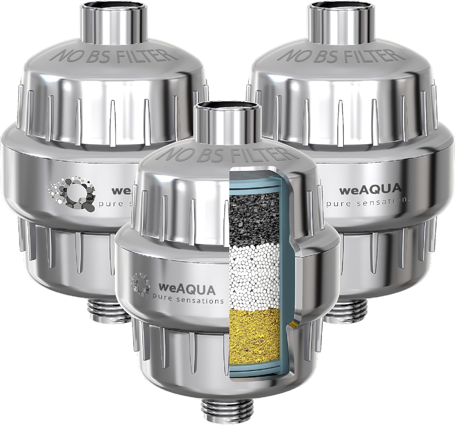 weAQUA Heavy Duty Shower Filter